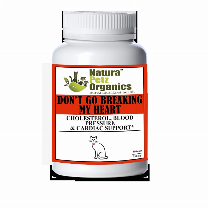 Don'T Go Breaking My Heart Cholesterol, Blood Pressure & Cardiac Support* CAT/ 150 caps / 250 mg. 