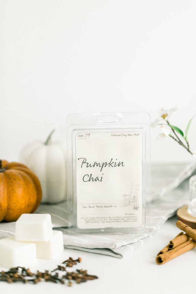 Fall/Winter Collection Candle - 6oz Wax MeltsPumpkin Chai