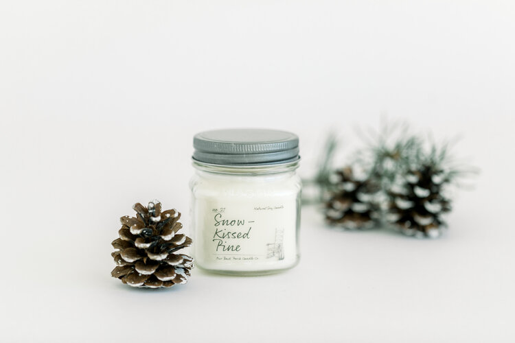 Fall/Winter Collection Candle - 8oz CandlesSnow-Kissed Pine