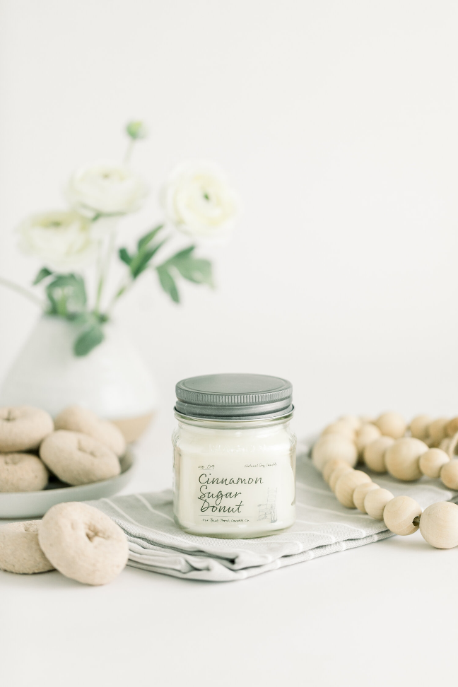 From The Kitchen Collection Candle - 8oz CandlesCinnamon Sugar Donut