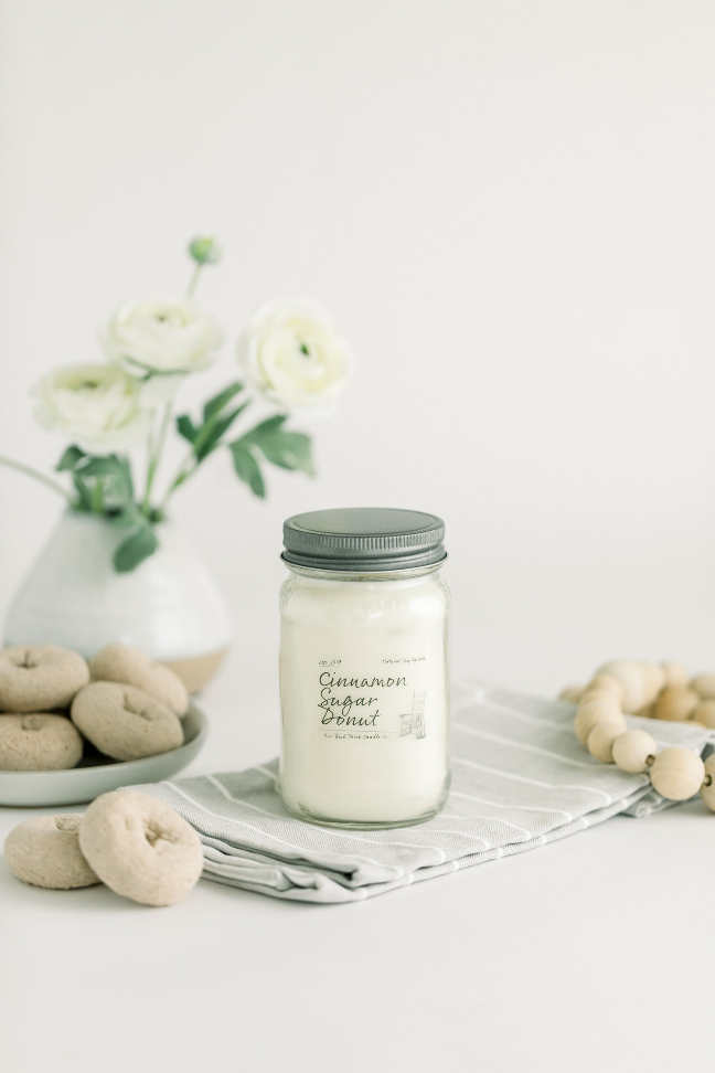 From The Kitchen Collection Candle - 16oz CandlesCinnamon Sugar Donut