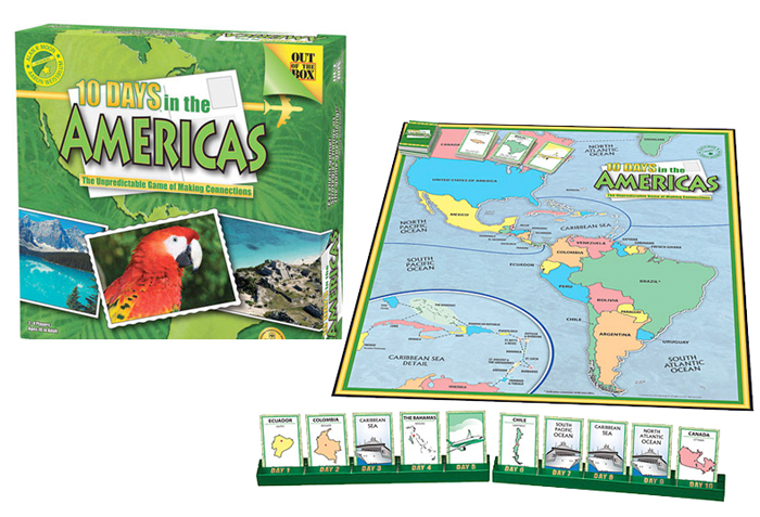 10 Days in the Americas Board Game