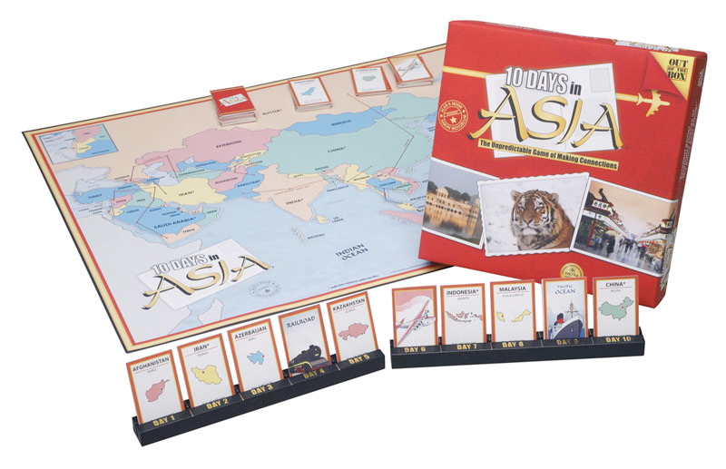 10 Days in Asia Board Game