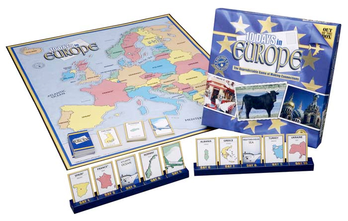 10 Days in Europe Board Game