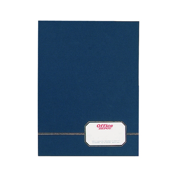 Oxford Executive Letter Recycled Pocket Folder - 1/2" Folder Capacity - 8 1/2" x 11" - 80 Sheet Capacity - 2 Front Pocket(s) - L