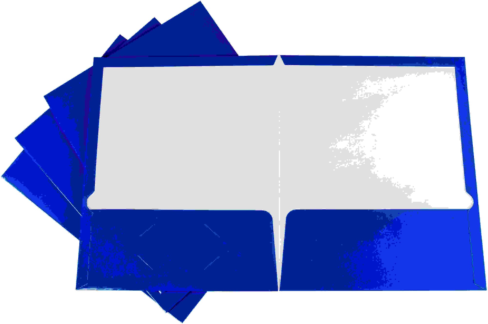 Oxford Letter Pocket Folder - 8 1/2" x 11" - 2 Pocket(s) - Blue - 25 / Box