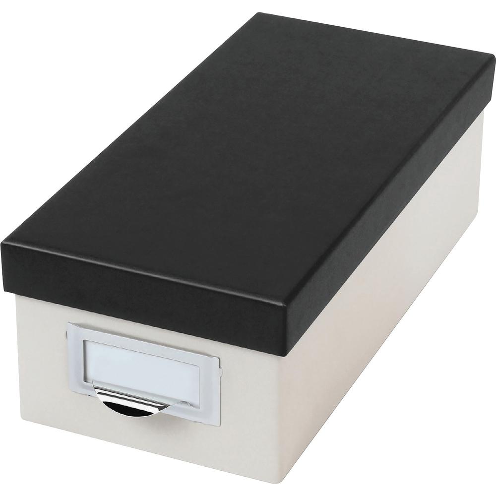 Oxford 3x5 Index Card Storage Box - External Dimensions: 11.5" Length x 5.5" Width x 3.9" Height - Media Size Supported: 3" x 5"