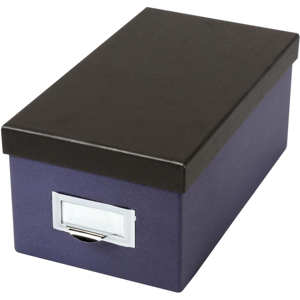 Oxford Index Card Storage Box - External Dimensions: 11.5" Length x 6.5" Width x 5" Height - Media Size Supported: Index Card 4"