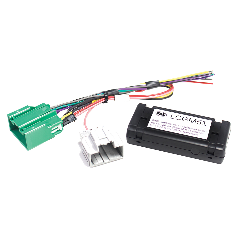 PAC Radio Replacement Interface for Non-Amplified '14-'19 GM LAN v2 Vehicles