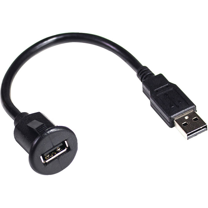 PAC 6' USB Extension Cable with Dash Mount