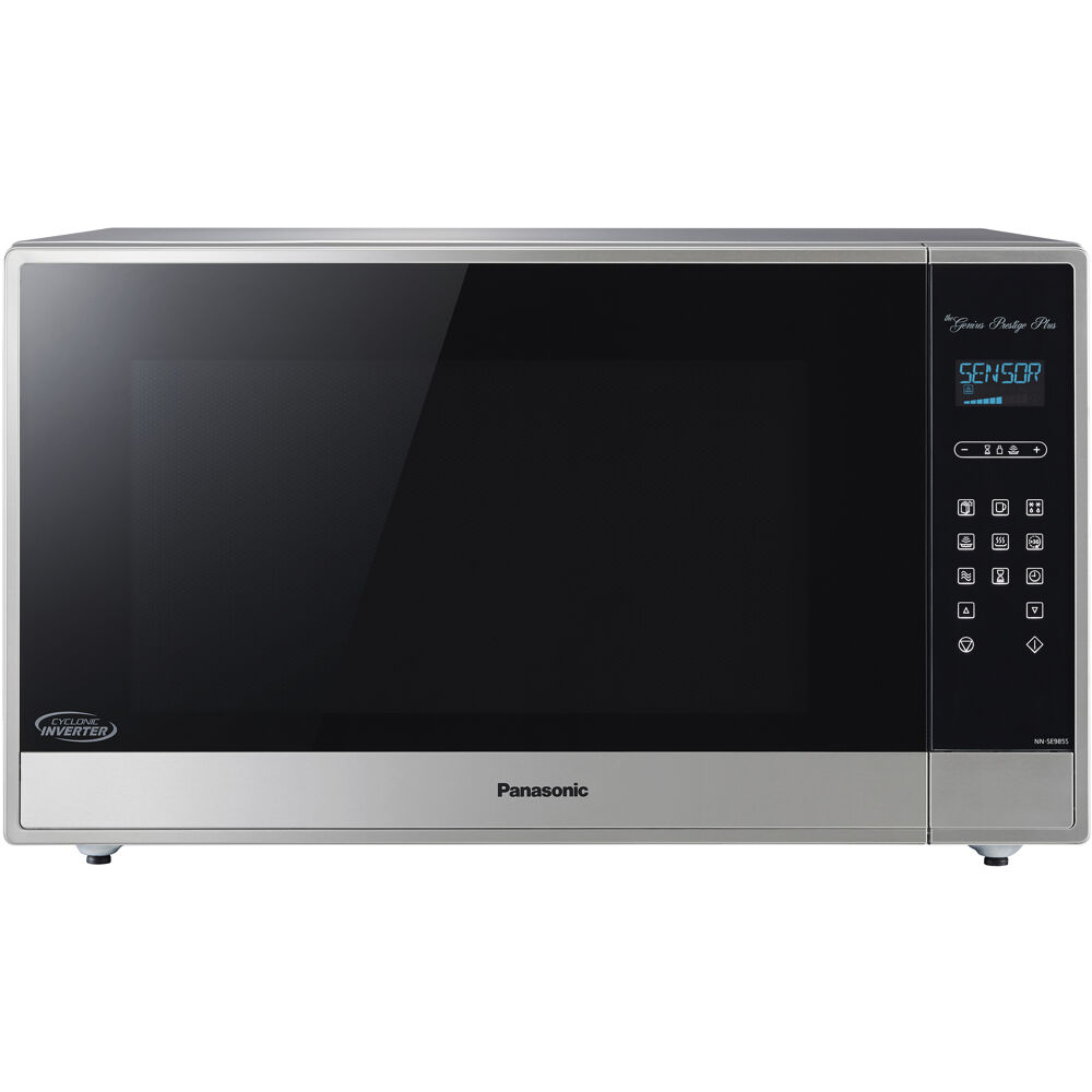 2.2cu ft, 1250W Cyclonic wave, Stainless Front, Glass Touch