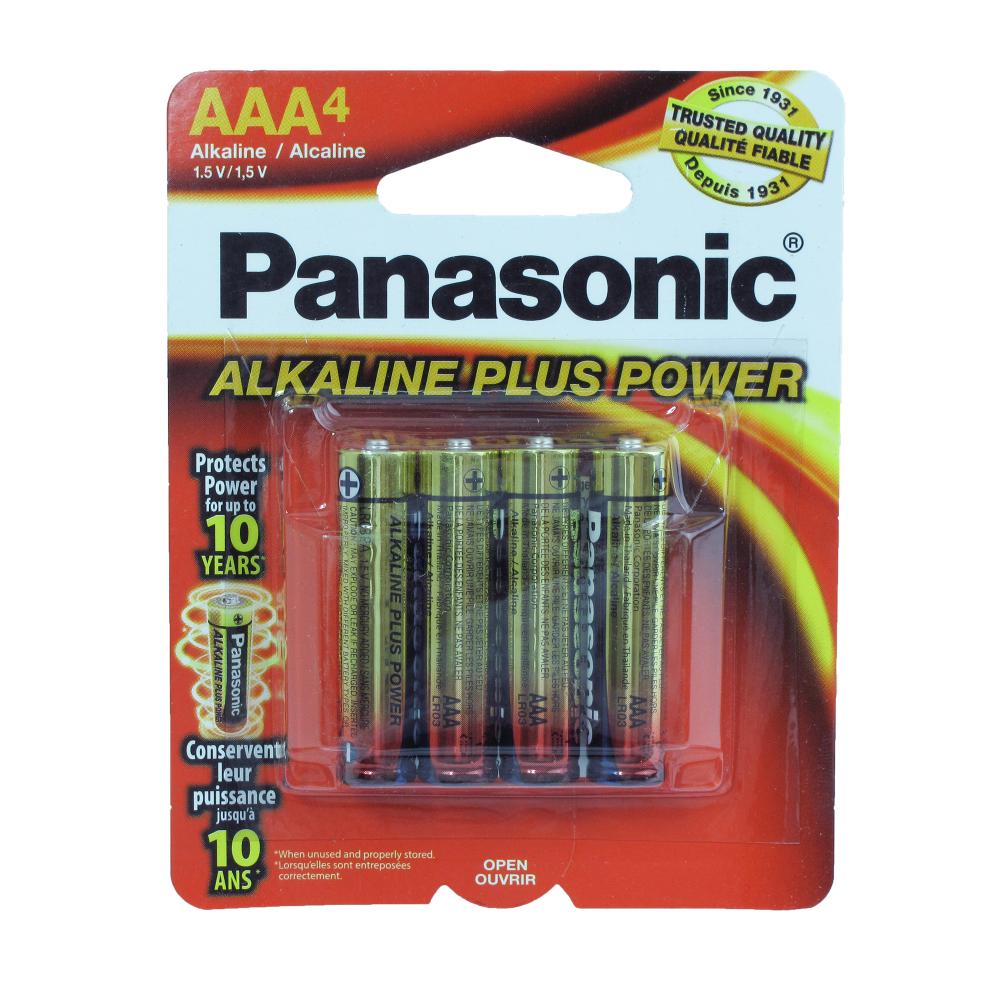 Panasonic AAA4 Alkaline Plus Power