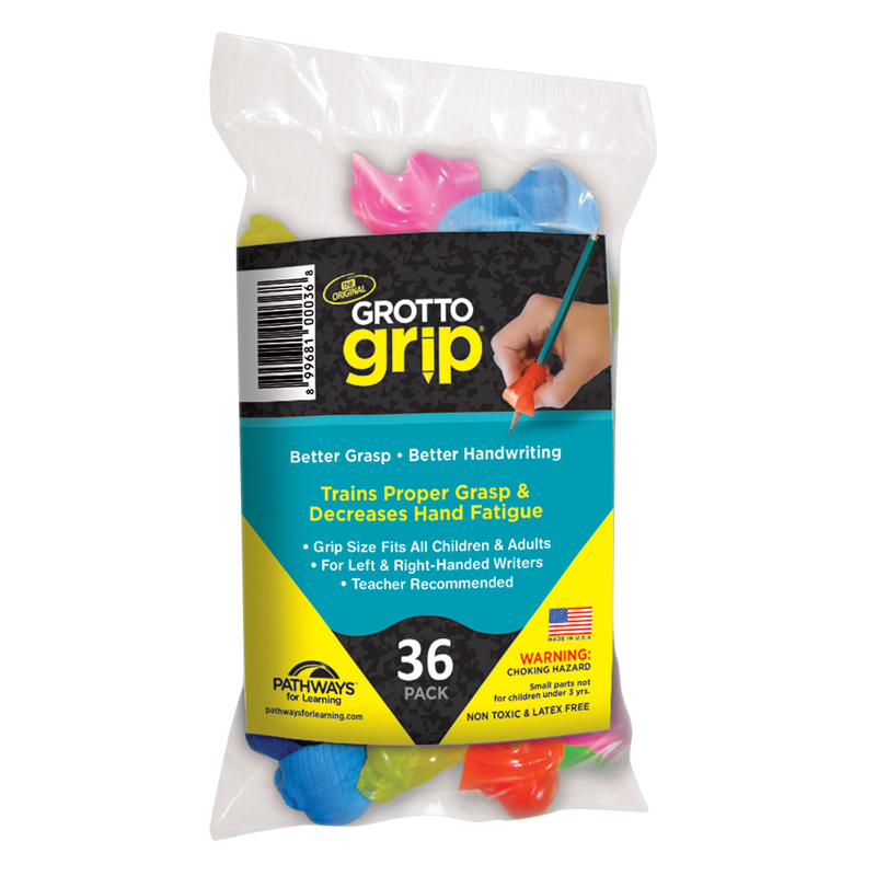Grotto Grip Pencil Grips, Pack of 36