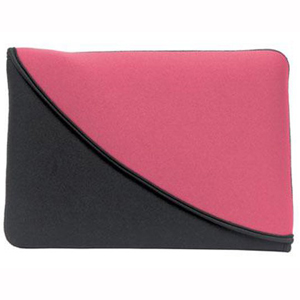 FlipIt! 10" Neoprene Netbook Sleeve - Pink/Black (Reversible to all Pink)