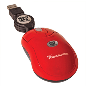 Retractable Mighty Mini Mouse - Red