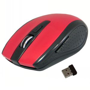 ClickIt! Classic Wireless Mouse - Red