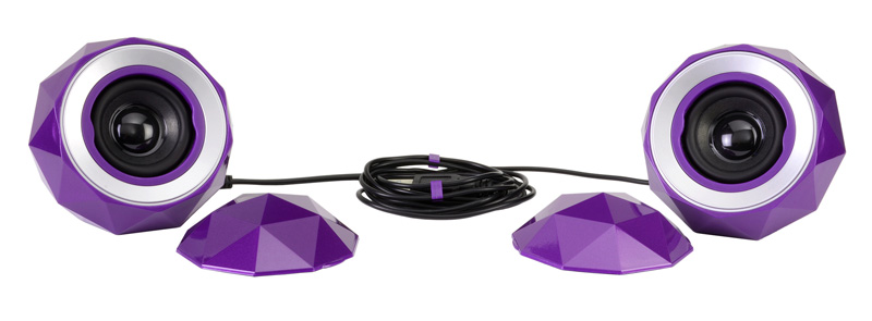 Lyrix Powerball X2 Bluetooth Speaker - Purple