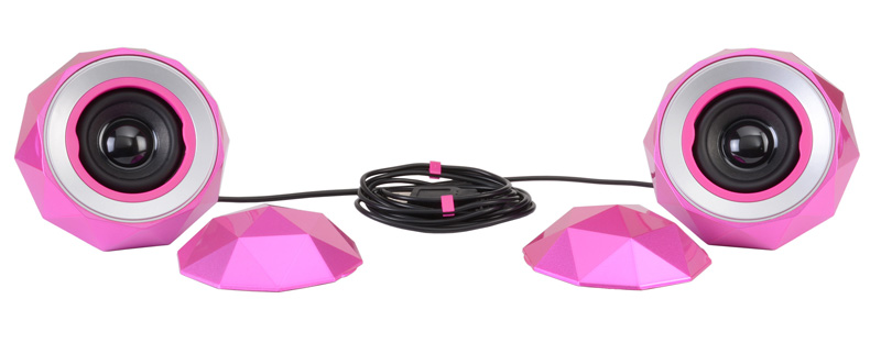 Lyrix Powerball X2 Bluetooth Speaker - Pink
