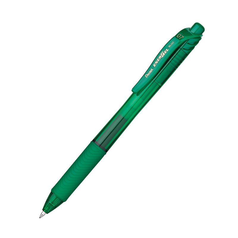 EnerGel-X Retractable Liquid Gel Pen, Green