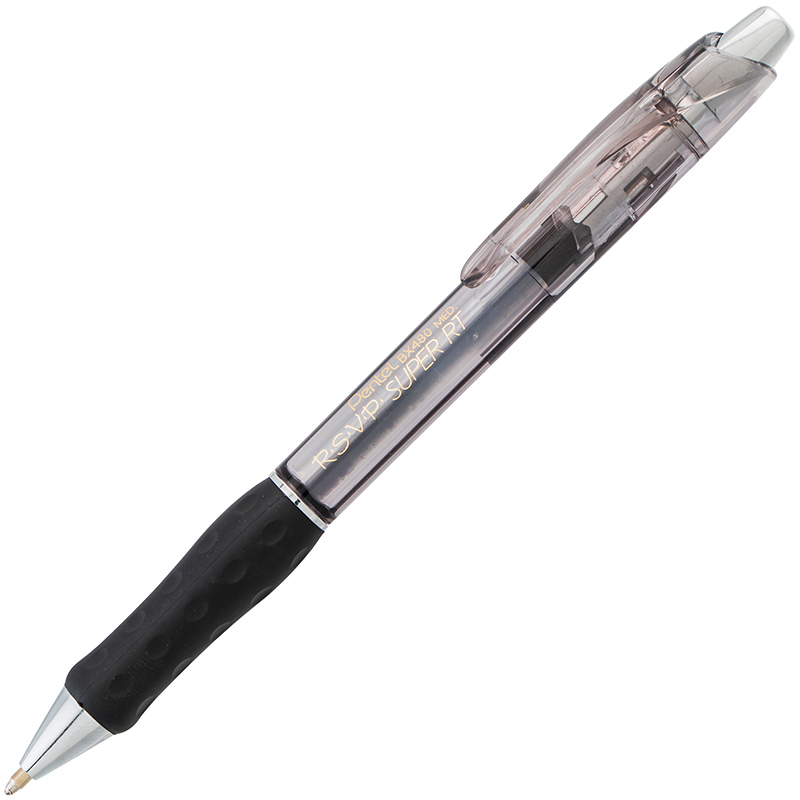 R.S.V.P. Super RT Retractable Ballpoint Pen, Black