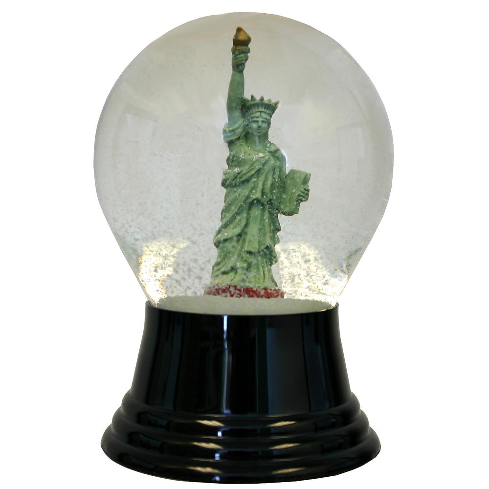 Perzy Snowglobe, Medium Statue of Liberty - 5"H x 3"W x 3"D