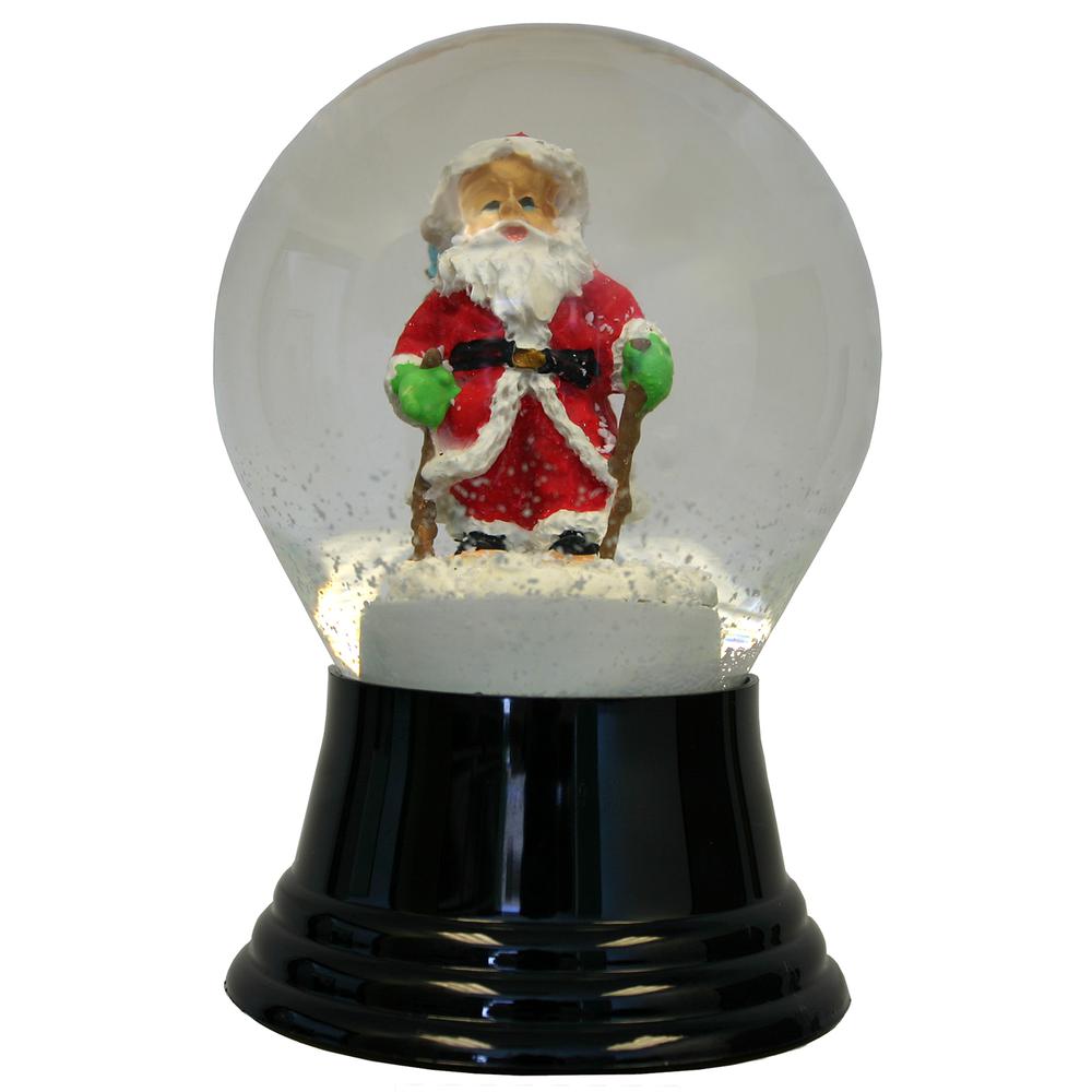 Perzy Snowglobe - Medium Santa Claus - 5"H x 3"W x 3"D