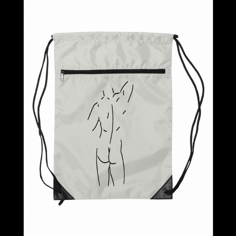 Drawstring Bag - WhiteBody Drawstring Bag