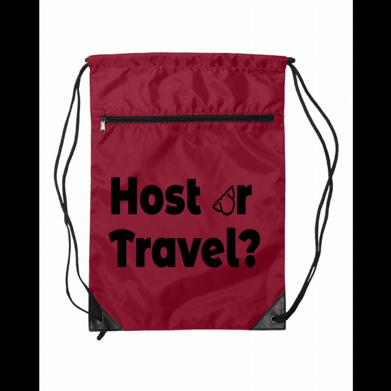 Drawstring Bag - RedHost Or Travel Drawstring Bag