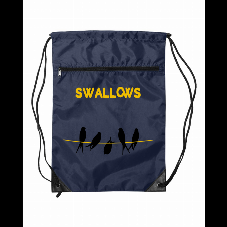 Drawstring Bag - NavySwallows Drawstring Bag