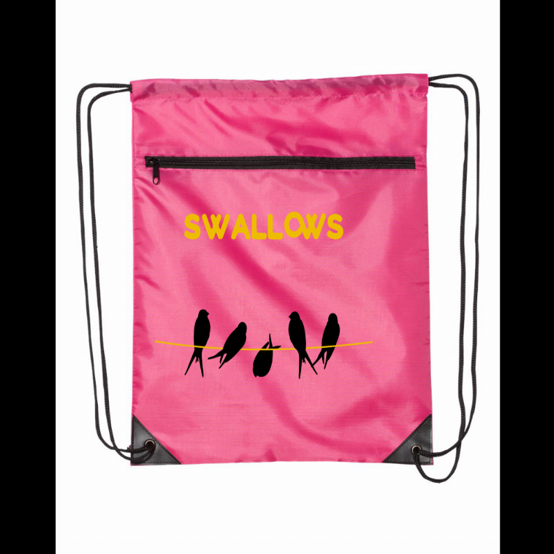 Drawstring Bag - PinkSwallows Drawstring Bag