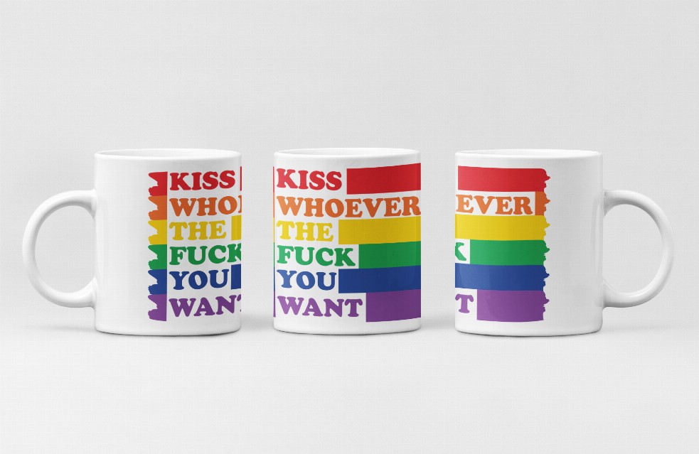 Kiss Whoever Mug - KISS WHOEVER MUG