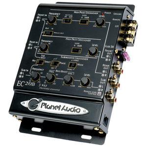 Planet 3-Way electronic crossover with remote woofer level control
