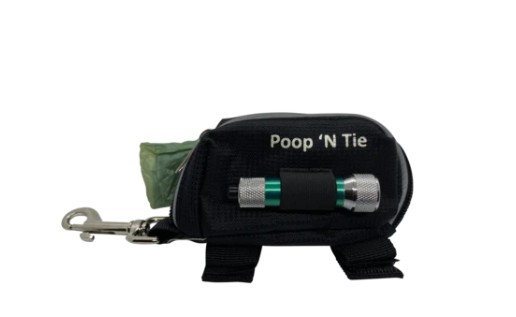 Poop 'N Tie Fabric Waste Bag Dispenser With 2 Rolls