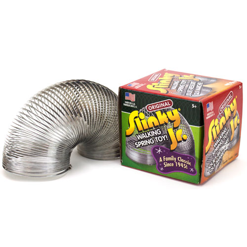 Original Metal Slinky Jr. in box, Silver