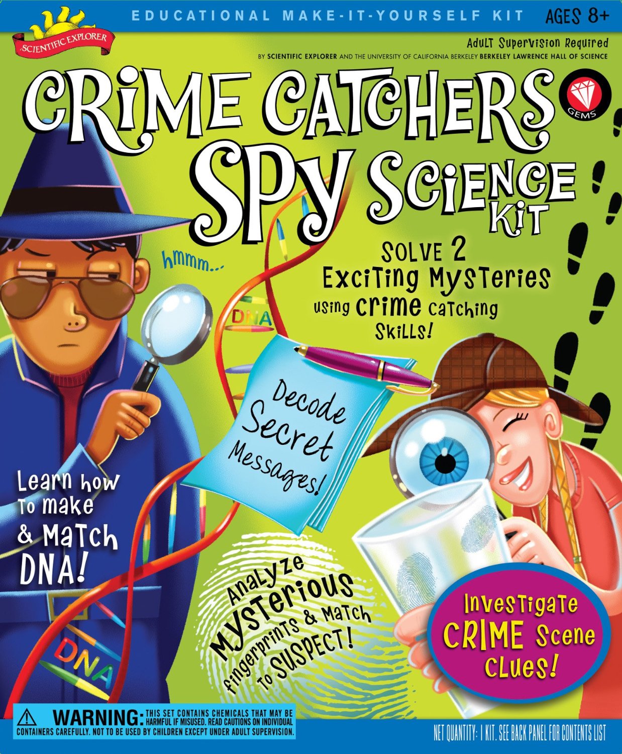 Crime Catchers Spy Science Kit
