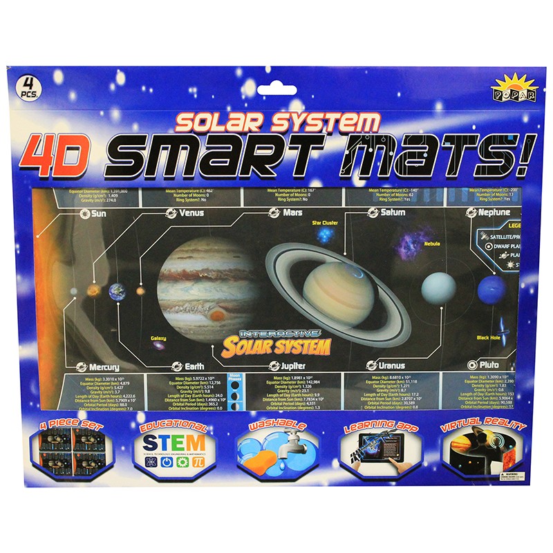 Solar System Smart Mats, Set of 4