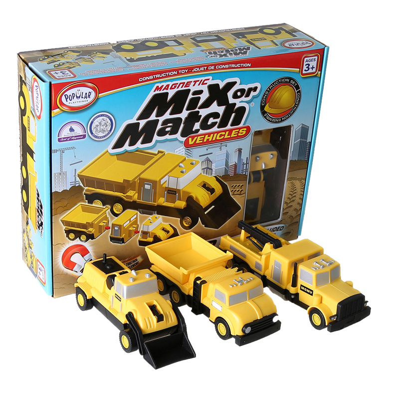 Magnetic Mix or Match Vehicles, Construction