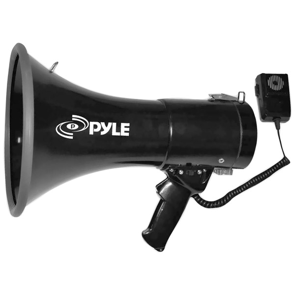Pyle Pro PMP53IN 50-Watt Megaphone Bullhorn with Aux, Siren & Talk Modes