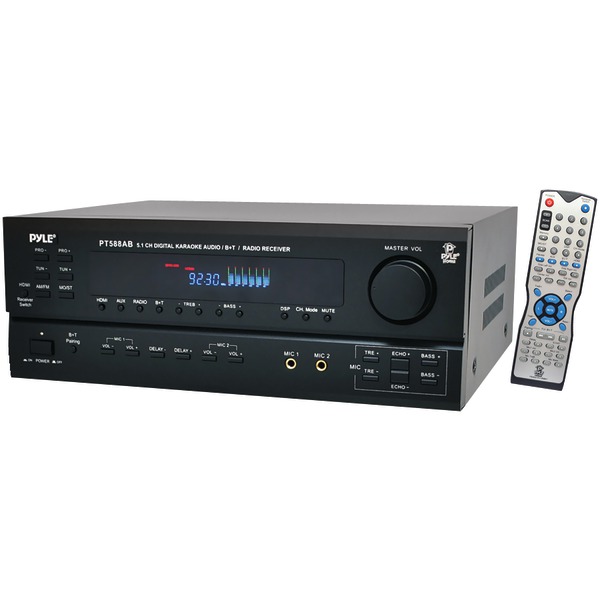 Pyle PT588AB 5.1-Channel Home Receiver with HDMI & Bluetooth