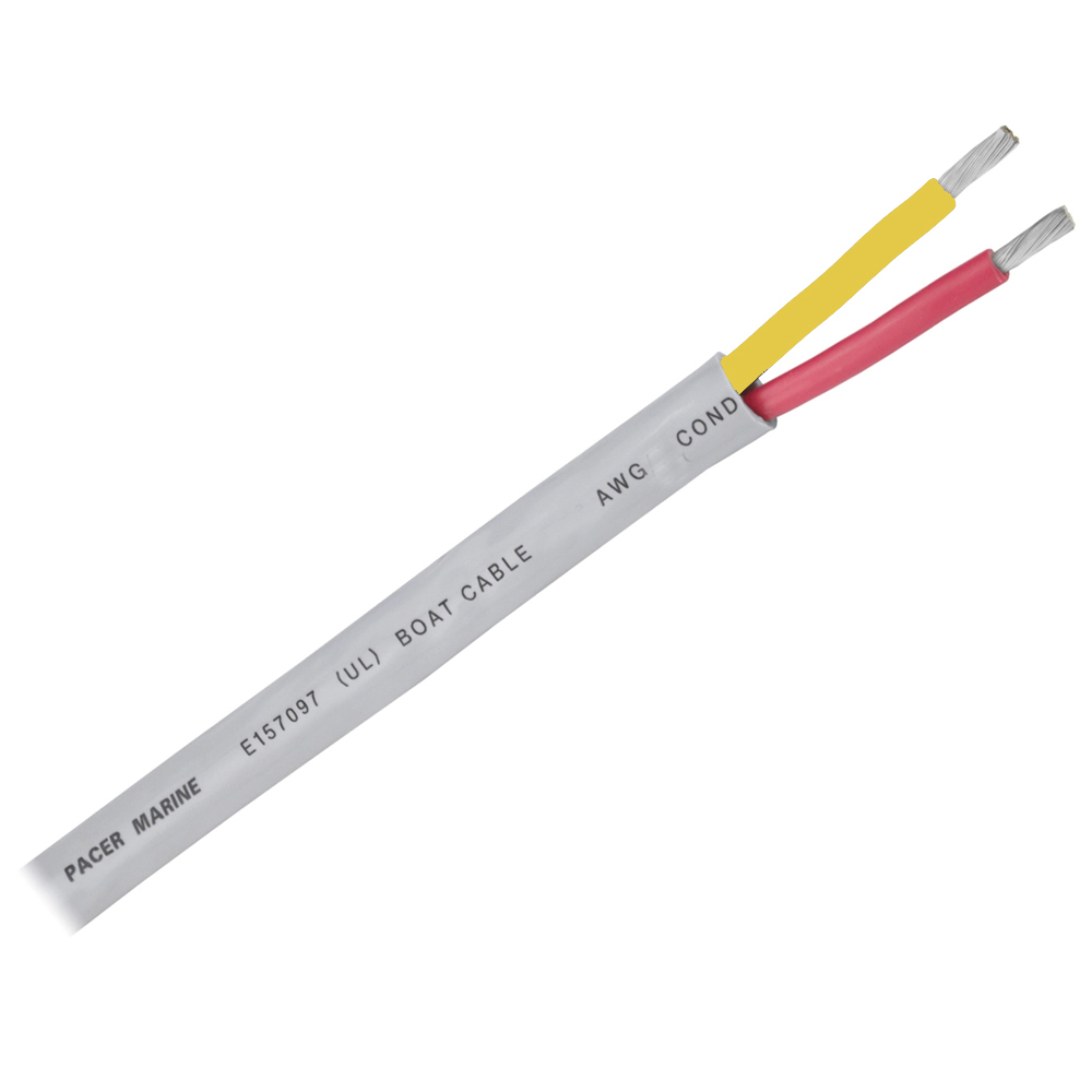Pacer 10/2 AWG Round Safety Duplex Cable - Red/Yellow - 250'