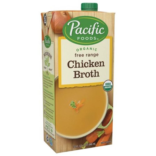 Pacific Natural Chicken Low Sodium Broth (12x32 Oz)