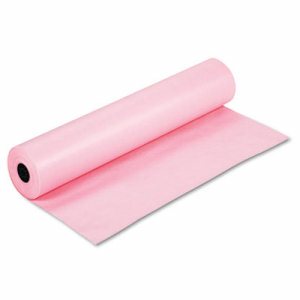 Rainbow Kraft Colored Kraft Duo-Finish Kraft Paper - ClassRoom Project - 36"Width x 1000 ftLength - 1 / Roll - Pink - Kraft