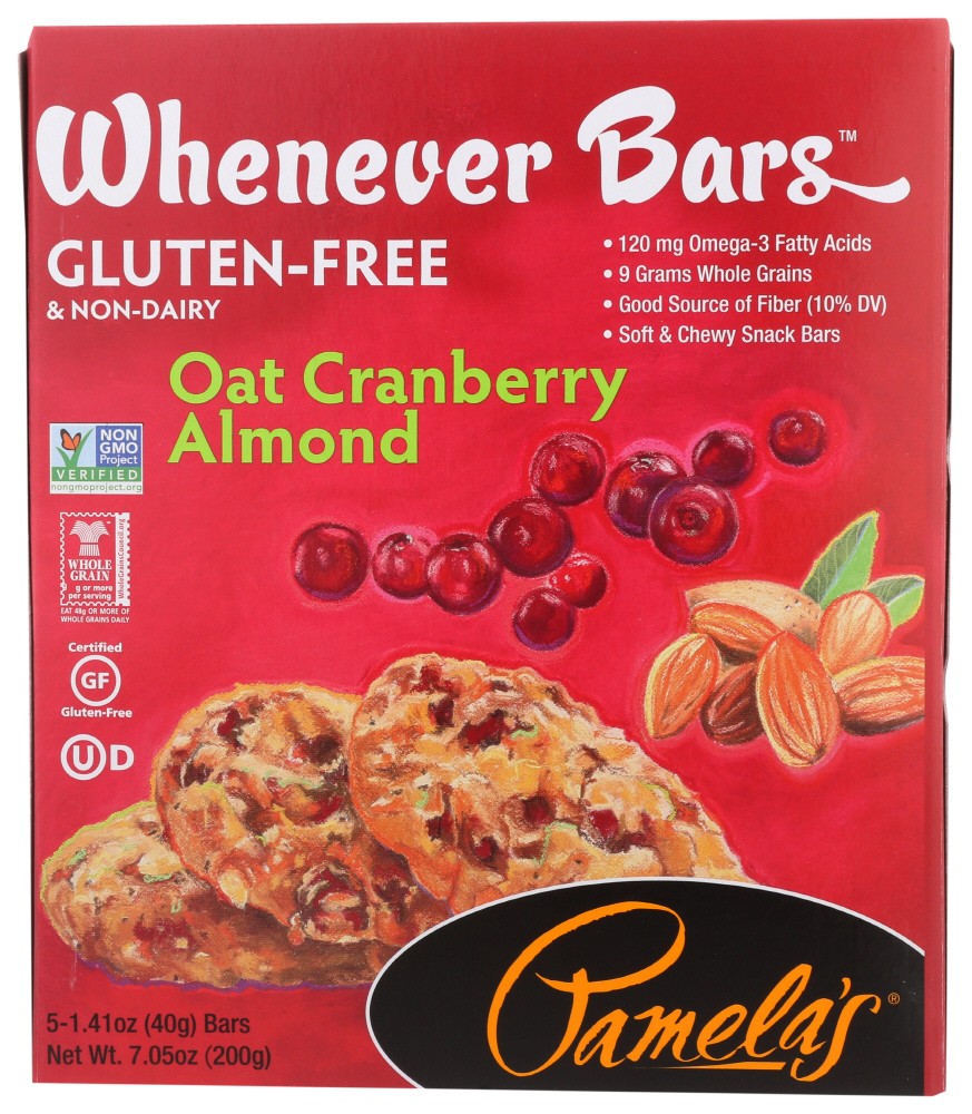 Pamela's Oat Cranberry Almond Bars (6x5 CT)