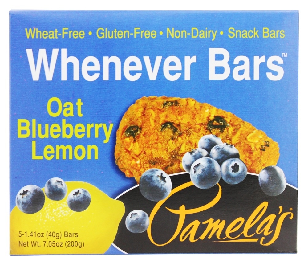 Pamela's Oat Blueberry Lemon Bars (6x5 CT)