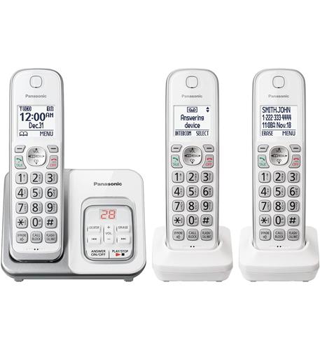 3HS Cordless Telephone in White- ITAD