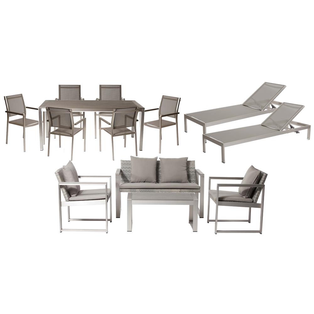 Chester 13 Piece Set, Brushed Grey