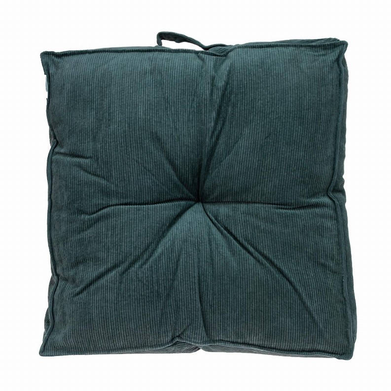 Parkland Collection Alena Transitional Floor Pillow Charcoal