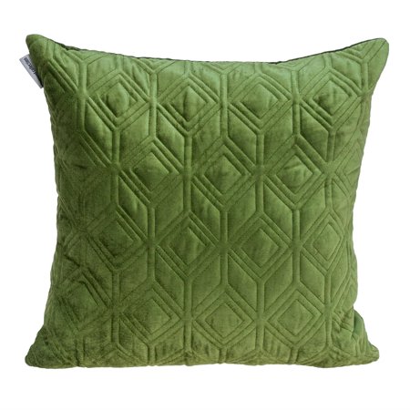 Parkland Collection Aleta Transitional Quilted Throw Pillow 20" x 20" Olive