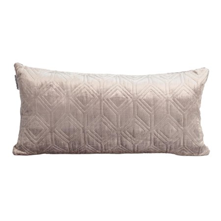 Parkland Collection Aleta Transitional Quilted Throw Pillow 12" x 24" Taupe