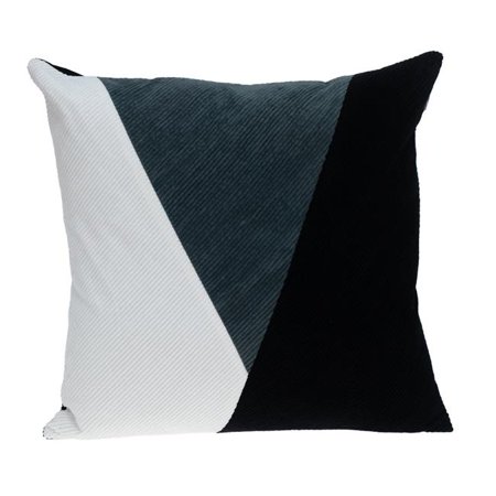 Parkland Collection Arcas Transitional Multicolor Throw Pillow 20" x 20" Grey